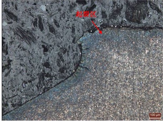 失效螺栓起裂區金相組織