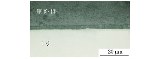 圖1 1號試樣表面氧化層形貌 圖1 1號試樣表面氧化層形貌