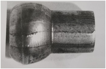 折疊引起的開裂 折疊引起的開裂