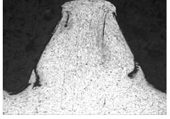 螺紋多處嚴重折疊