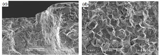 圖12-13 (c、d、e)斷口微觀形貌