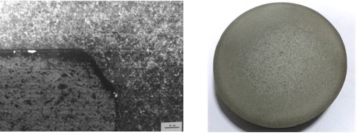 圖11-220 故障軸圓角處金相組織 圖11-221 故障軸低倍金相 圖11-220 故障軸圓角處金相組織 圖11-221 故障軸低倍金相